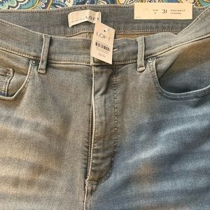 Loft. High waist Jean leggings.